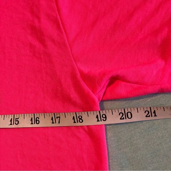 D23 Disney Mickey Mouse band leader glitter design pink v-neck T-shirt Small EUC - Picture 9 of 10